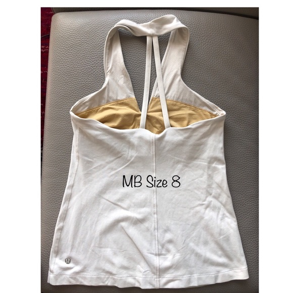 Lululemon Open Soul tank in White Size 8 - Picture 7 of 8